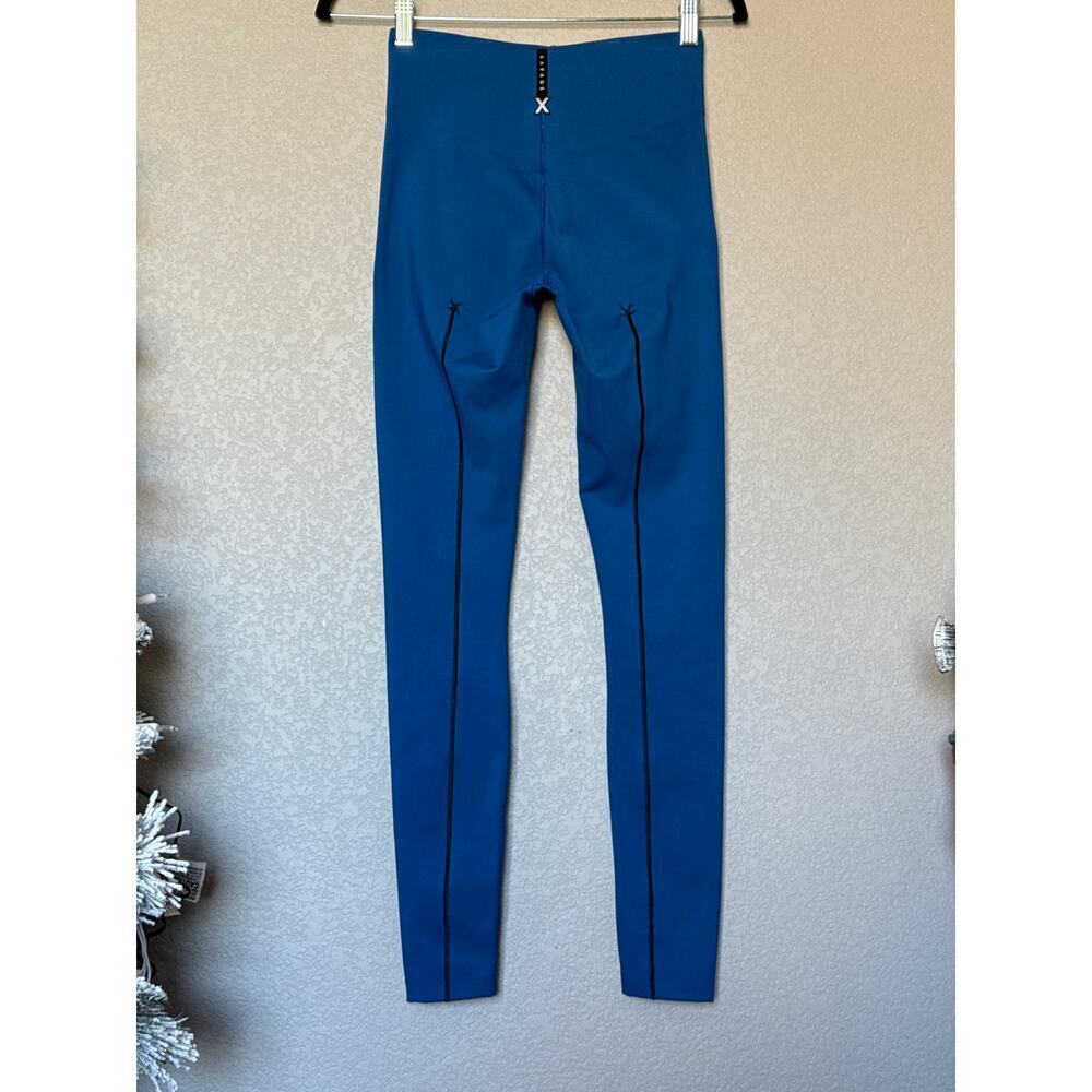Savage X Fenty Hotline High Rise Leggings Womens Size 4-6 Blue NEW - Picture 10 of 13